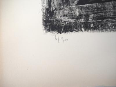 André COTTAVOZ : Les bains  - Lithographie Originale Signée et Numérotée 2