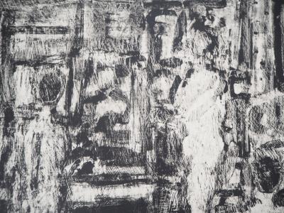 André COTTAVOZ : Les bains  - Lithographie Originale Signée et Numérotée 2