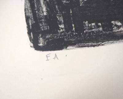 André COTTAVOZ : Les amoureux - Lithographie Originale Signée et Numérotée 2