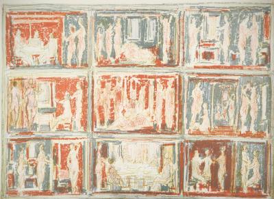 André COTTAVOZ : Scènes érotiques - Lithographie Originale Signée et Numérotée 2