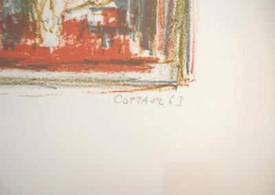 André COTTAVOZ : Scènes érotiques - Lithographie Originale Signée et Numérotée 2