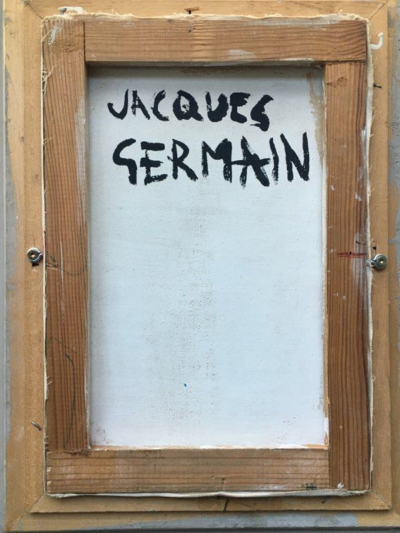 Jacques GERMAIN - Composition - Huile sur toile signée 2
