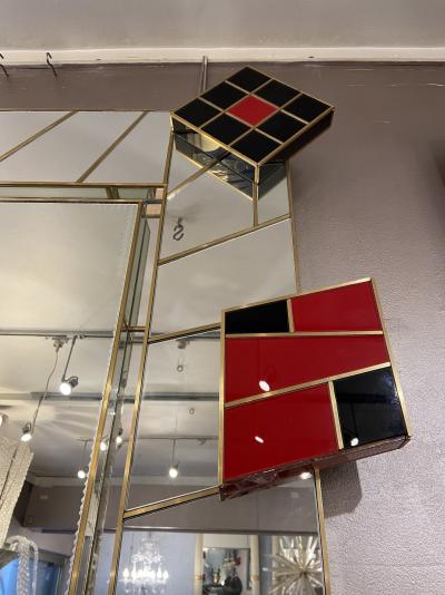 Martin Studio  - Miroir noir et rouge, circa  2000 2