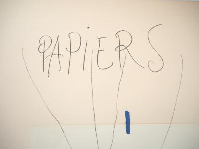 Pablo PICASSO (d’après) : Papiers collés - Lithographie 2