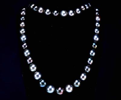 Collier de de 86 perles naturelles AAA de Tahiti 2