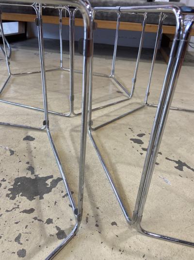 Max SAUZE - Ensemble de 4 tables basses/bouts de canapé, circa 1970 2