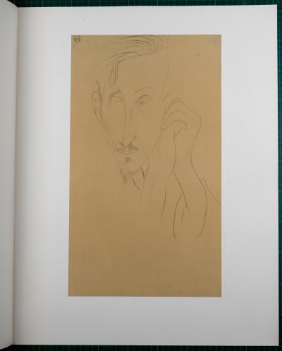 Amedeo MODIGLIANI (after) -  Portrait of Léopold Zborowski, (1919), 1959 -   Lithograph 2