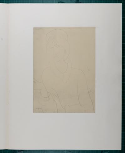 Amedeo MODIGLIANI (d’après) - Portrait de Jeanne Hébuterne, (1919), 1959 - Lithographie 2