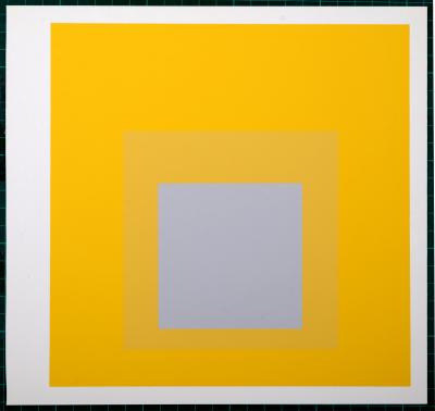 Josef ALBERS - Homage to the Square : Als Wechselwirkung der Farbe, 1977 (A) - Original silkscreen 2