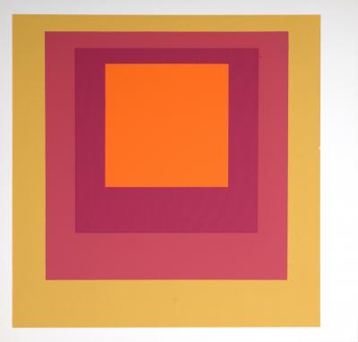 Josef ALBERS - Hommage au Carré : Als Wechselwirkung der Farbe, 1971-1977 (C) - Sérigraphie originale 2