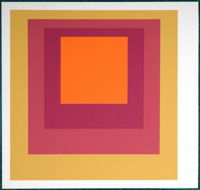Josef ALBERS - Hommage au Carré : Als Wechselwirkung der Farbe, 1971-1977 (C) - Sérigraphie originale 2