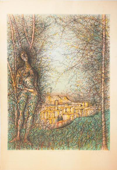 Jean CARZOU : Souvenir de Provence - Lithographie Originale Signée et Numérotée 2