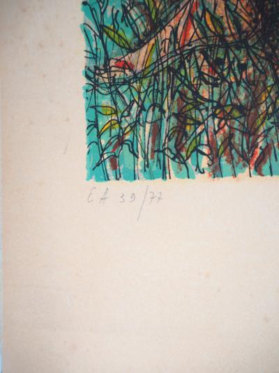 Jean CARZOU : Souvenir de Provence - Lithographie Originale Signée et Numérotée 2