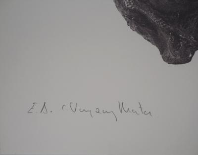 Carlos VAZQUEZ MATA : Hommage à la sculpture - Héliogravure originale signée 2