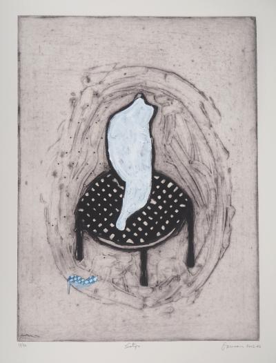 Marc GARNEAU : Satyre, 2002 - Gravure originale signée 2