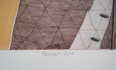 Gillian GOCKING : Pocket-fuls, 1974 - Gravure Originale Signée 2
