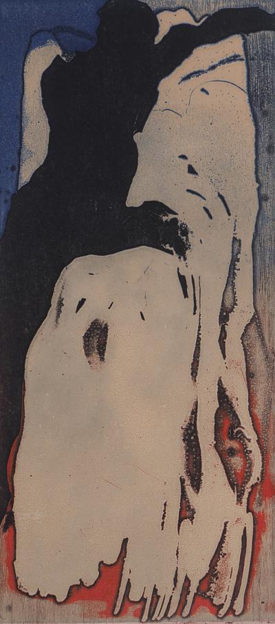 YUK : Figure surréaliste (Je sais qu’elle s’en va), 1991 - Gravure Originale Signée 2