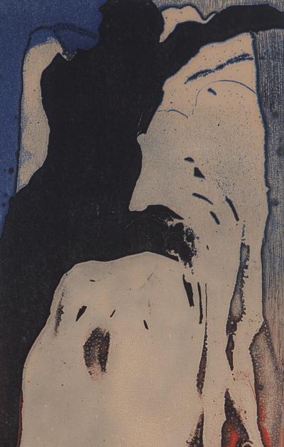 YUK : Figure surréaliste (Je sais qu’elle s’en va), 1991 - Gravure Originale Signée 2