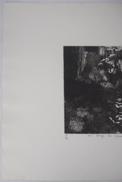 Françoise BRICAUT : Au pays de Dieu Noir, 1978 - Gravure Originale Signée 2