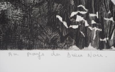 Françoise BRICAUT : Au pays de Dieu Noir, 1978 - Gravure Originale Signée 2