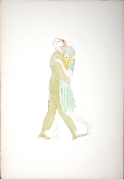 Marcel VERTÈS - Dancing  (IV), 1922 - Original lithograph 2