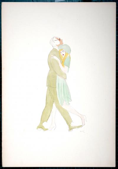 Marcel VERTÈS - Dancing  (IV), 1922 - Original lithograph 2