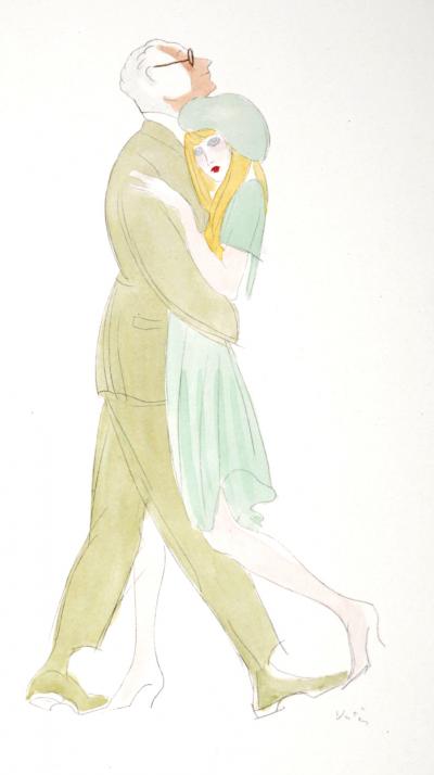 Marcel VERTÈS - Dancing  (IV), 1922 - Original lithograph 2