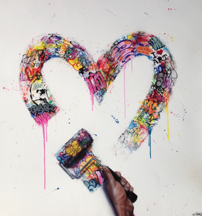 Onemizer - Color Your Love, 2021 - Lithographie signée au stylo 2