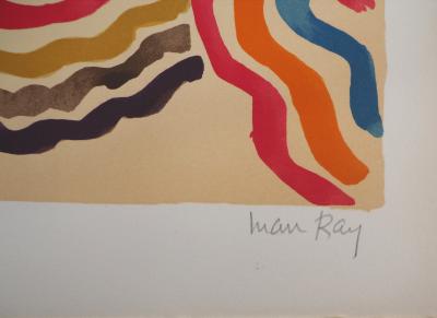 Man RAY : Hommage à Courbet: L’Origine du monde, 1971 - Lithographie originale signée 2