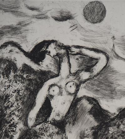 Marc CHAGALL - La Souris métamorphosée en fille, 1952 - Gravure originale signée 2