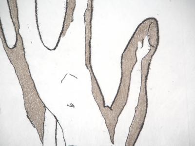Man RAY - Femmes main dans la main - Aquatinte signée et numérotée 2