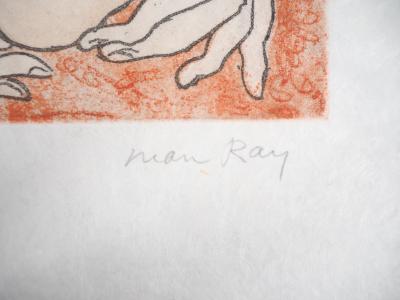 Man RAY - Masque et mains - Aquatinte signée et numérotée 2