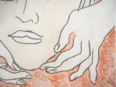 Man RAY - Masque et mains - Aquatinte signée et numérotée 2