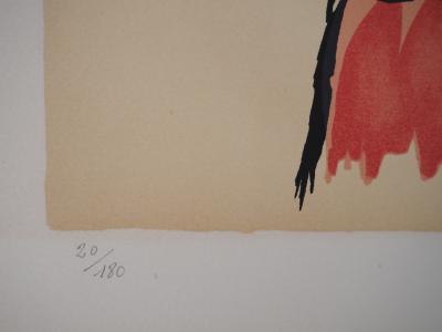 Man RAY: Busto femenino, 1971 - Litografía original firmada al lapiz 2