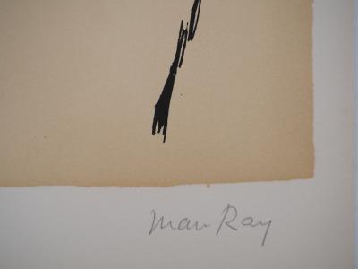 Man RAY: Busto femenino, 1971 - Litografía original firmada al lapiz 2
