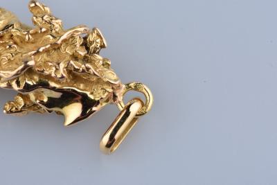 Pendentif Pépite d’or jaune 18 carats 2