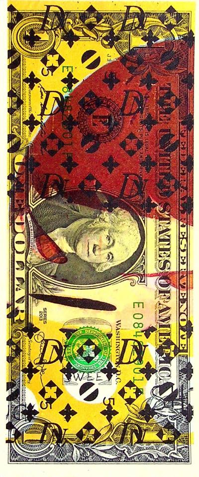 Death NYC - Dollar, 2020 - Sérigraphie originale signée 2