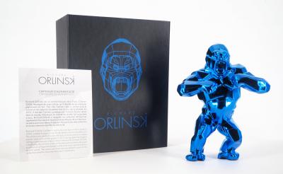 Richard ORLINSKI : Kong Spirit (blue edition) - Sculpture originale 2