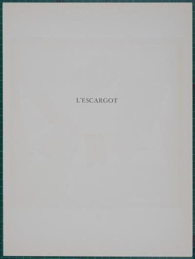 Henri MATISSE - L’Escargot, 1958 - Lithograph 2