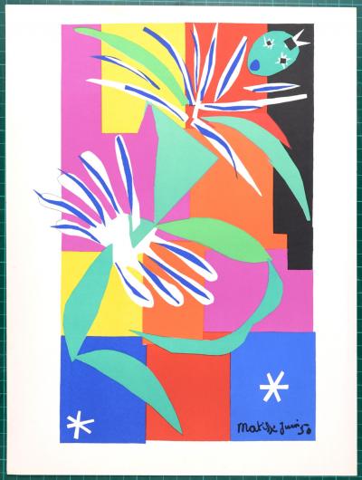 Henri MATISSE - Danseuse Créole,1952 - Lithographie d'après 1950 Les « gouaches découpées » d'Henri Matisse. 2