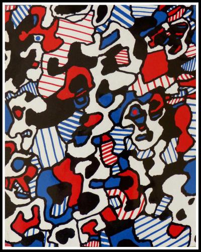 Jean DUBUFFET - Composition, Max Loreau V, 1967 - Sérigraphie originale 2
