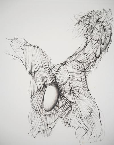 Hans BELLMER - Abstraction érotique - Gravure originale signée et numérotée 2