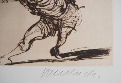 Claude WEISBUCH : Arlequin - Gravure originale signée 2