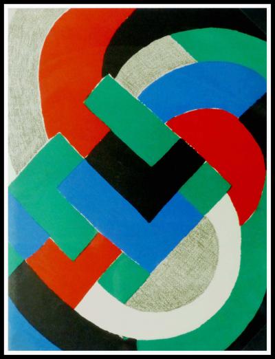 Sonia DELAUNAY - Composition, 1969 - Lithographie originale 2