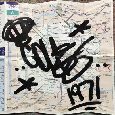 Comet - Paris Subway, 2015 - Carte de métro 2