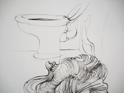 Hans BELLMER - Femme en cheveux - Gravure originale signée 2