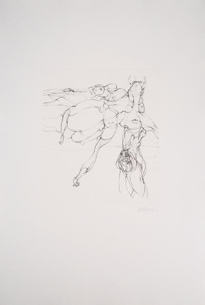 Hans BELLMER - Trois nus féminins - Gravure originale signée 2