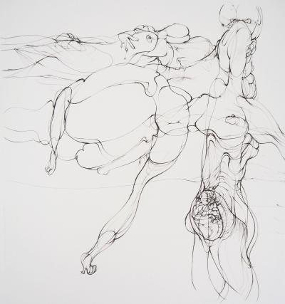 Hans BELLMER - Trois nus féminins - Gravure originale signée 2