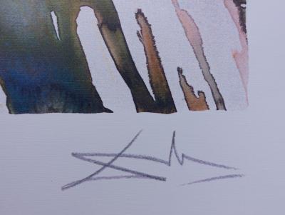 Salvador DALI (d’après) : Le bouquet de Gala - Lithographie signée et numérotée, 500ex 2