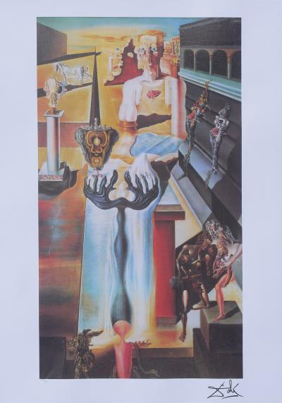 Salvador DALI  : L’Homme invisible- Lithographie signée et numérotée, 500ex 2